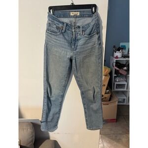 Madewell The Perfect Vintage Jean Light Wash High Rise Tapered Denim 24P